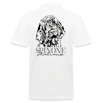SPINONE ITALIANO portrait de chien Wilsigns chien chiens - Polo Homme - blanc - Dos - Kai (181cm)
