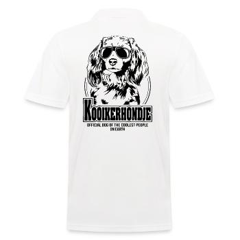 KOOIKERHONDJE les chiens les plus cool disent Wilsigns - Polo Homme - blanc - Dos - Kai (181cm)