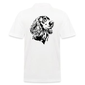 Boykin Spaniel Portrait Chien Chien Wilsigns - Polo Homme - blanc - Dos - Kai (181cm)