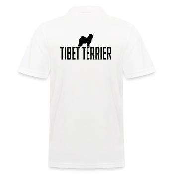 TIBET TERRIER Hunderasse Hunde Wilsigns - Männer Poloshirt - Weiß - Hinten - Kai (181cm)