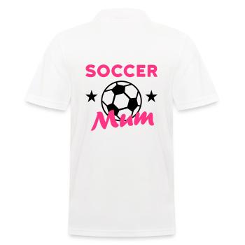 Soccer mum (stars, football) - Polo Homme - blanc - Dos - Kai (181cm)