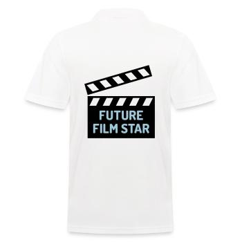 ★ Couleurs de conception modifiables ★ Future star de cinéma - Polo Homme - blanc - Dos - Kai (181cm)