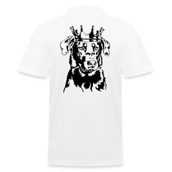 BEAUCERON Crown Dogs Dog Wilsigns - Polo Homme - blanc - Dos - Kai (181cm)