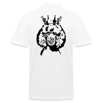 Caniche Crown Chiens Chien Wilsigns - Polo Homme - blanc - Dos - Kai (181cm)