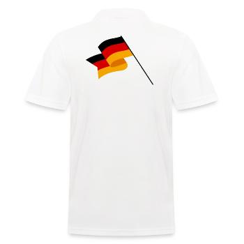 Drapeau allemand drapeau allemand - Polo Homme - blanc - Dos - Kai (181cm)