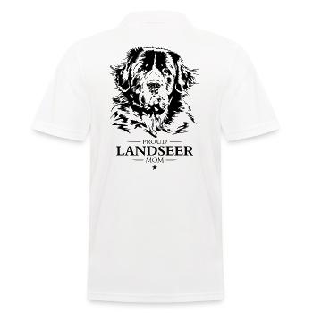 Landseer Maman Chien Chien Wilsigns - Polo Homme - blanc - Dos - Kai (181cm)