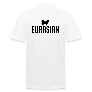 EURASIAN Hunderasse Eurasier Hund Hunde Wilsigns - Männer Poloshirt - Weiß - Hinten - Kai (181cm)