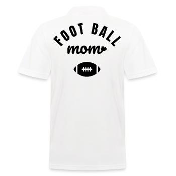 Fußball Mama - Männer Poloshirt - Weiß - Hinten - Kai (181cm)
