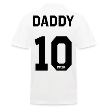 Daddy 2019 - Männer Poloshirt - Weiß - Hinten - Kai (181cm)