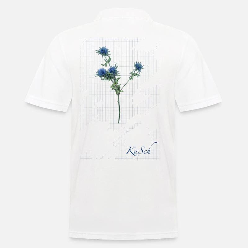 Distel_KaSch - Männer Poloshirt - Weiß
