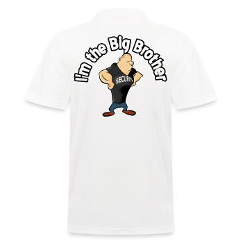 Frère Big Sécurité - Polo Homme - blanc - Dos - Kai (181cm)