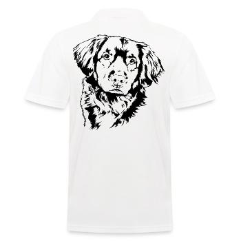 NOVA SCOTIA DUCK TOLLING RETRIEVER Wilsigns Chiens - Polo Homme - blanc - Dos - Kai (181cm)