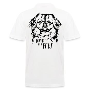 Aimé par un chien pékinois Peke Chien Wilsigns - Polo Homme - blanc - Dos - Kai (181cm)