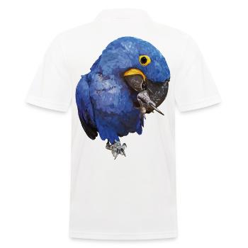 Jacinthe d’ara - Polo Homme - blanc - Dos - Kai (181cm)