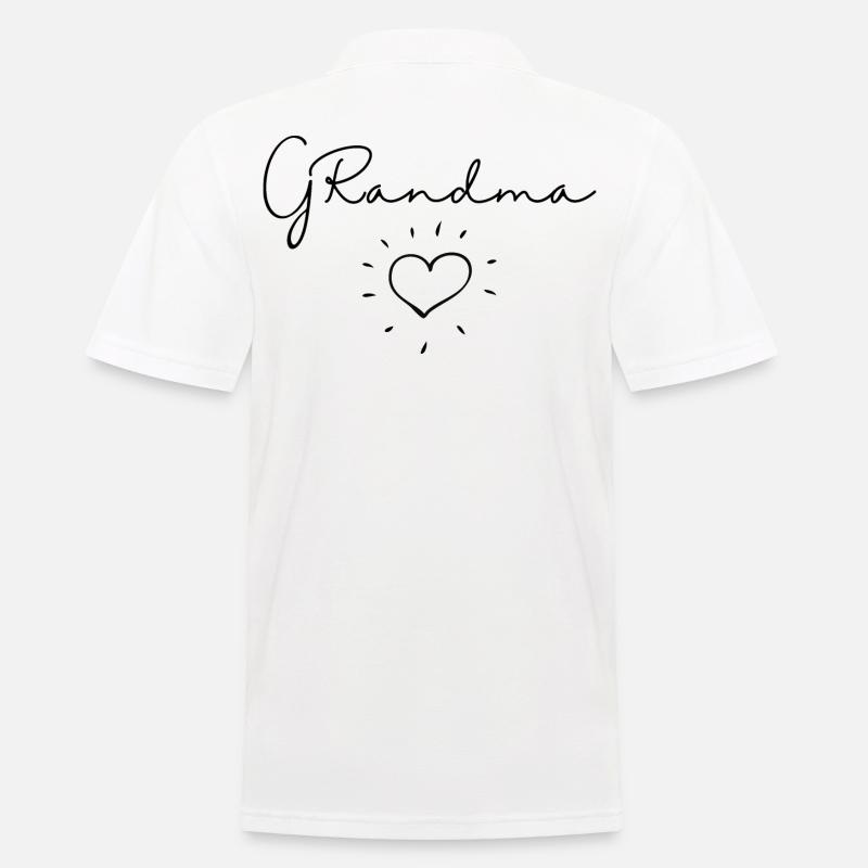 Oma. Oma Geschenk - Männer Poloshirt - Weiß