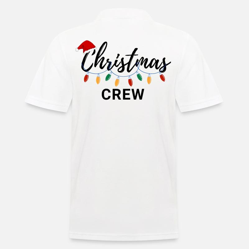 Weihnachts-Crew - Männer Poloshirt - Weiß