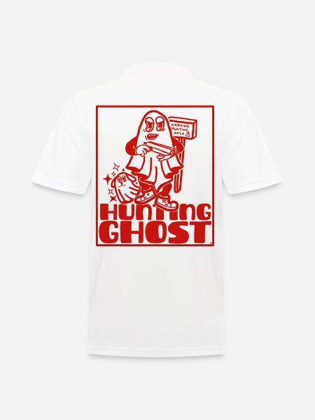 Ghost hunter not haunt - Men's Polo Shirt - white