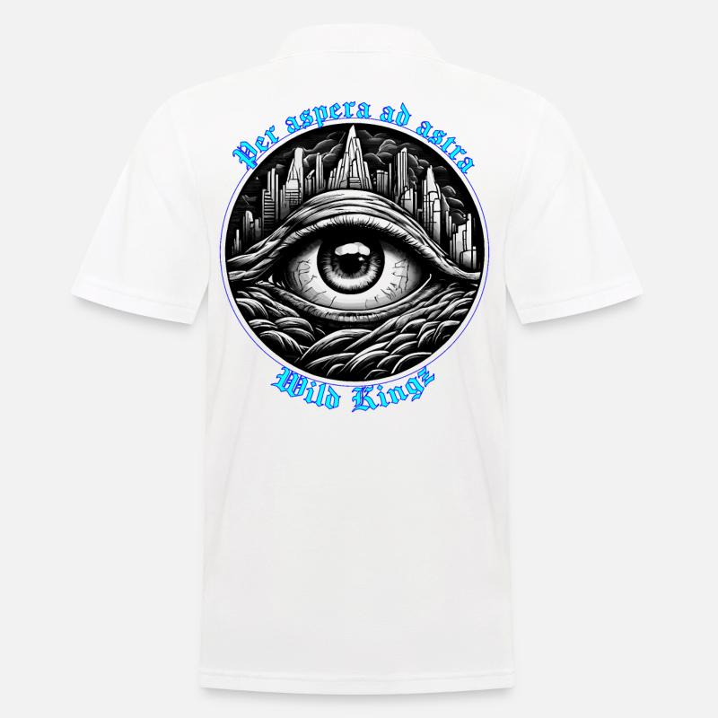 Per aspera ad astra. - Polo da uomo - bianco