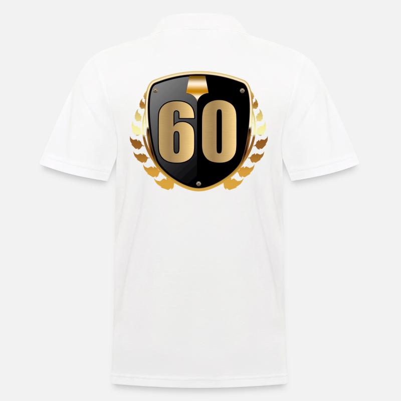 60. Geburtstag - Männer Poloshirt - Weiß