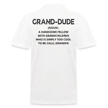 GRAND-DUDE - Polo Homme - blanc - Dos - Kai (181cm)
