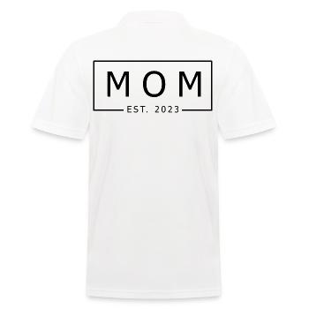 MOM 2023 - Men's Polo Shirt - white - Back - Kai (181cm)