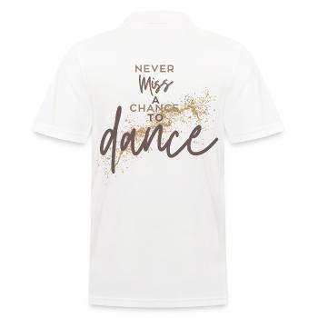 Tanzen Tänzerin Tanzen Spruch Tanzspruch Tanz - Männer Poloshirt - Weiß - Hinten - Kai (181cm)
