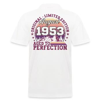 Original Août 1953 Cadeau du 69e anniversaire - Polo Homme - blanc - Dos - Kai (181cm)