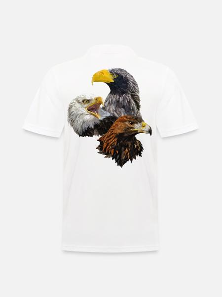 Birds of prey - Men's Polo Shirt - white