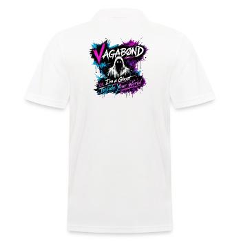 Graffiti de fantôme vagabond - Polo Homme - blanc - Dos - Kai (181cm)