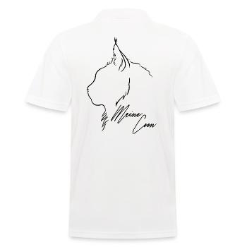 Maine Coon Profil Chats Chat Wilsigns - Polo Homme - blanc - Dos - Kai (181cm)