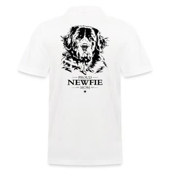 Newfie Maman Chien Chien Terre-Neuve Wilsigns - Polo Homme - blanc - Dos - Kai (181cm)