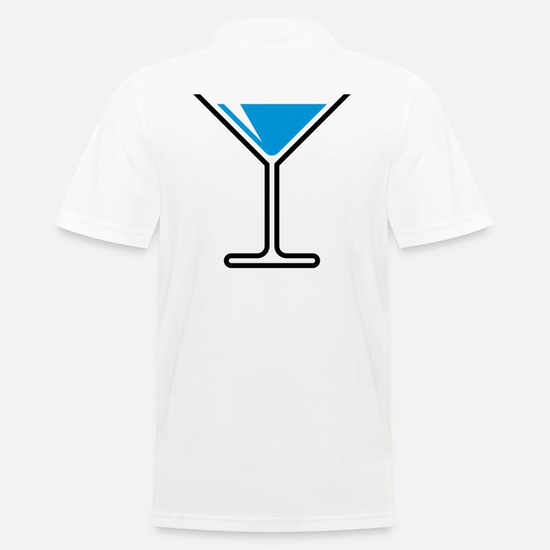 XFreizeitspass (Skyblue) - Männer Poloshirt - Weiß
