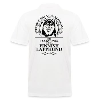 FINNOIS LAPPHUND Ange Gardien Disant WILSIGNS - Polo Homme - blanc - Dos - Kai (181cm)