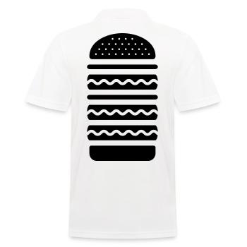 Cuisine Big Burger - Polo Homme - blanc - Dos - Kai (181cm)