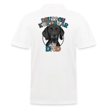 Chiens de papa allemands à poil court Chiens de chasse Wilsigns - Polo Homme - blanc - Dos - Kai (181cm)