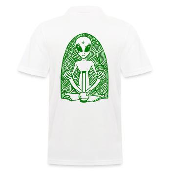 Alien 4:20 Haute Vie - Polo Homme - blanc - Dos - Kai (181cm)