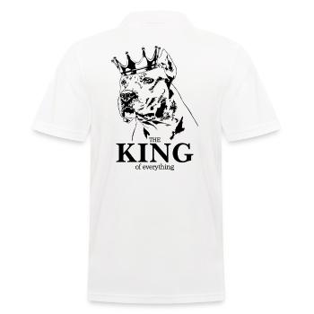 Dogo Argentino Roi de tout Chiens Wilsigns - Polo Homme - blanc - Dos - Kai (181cm)