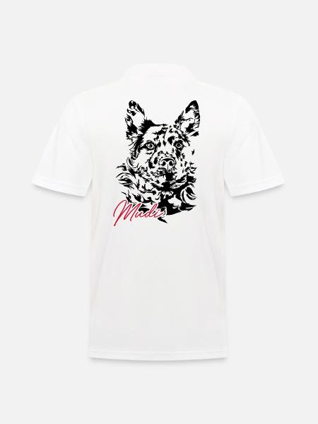 Ungarischer MUDI Hirtenhund Wilsigns Hunde Hund - Männer Poloshirt - Weiß