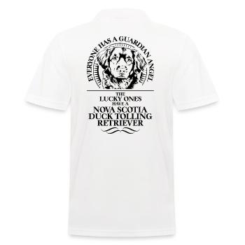 CANARD DE LA NOUVELLE-ÉCOSSE TOLLING RETRIEVER Ange gardien - Polo Homme - blanc - Dos - Kai (181cm)