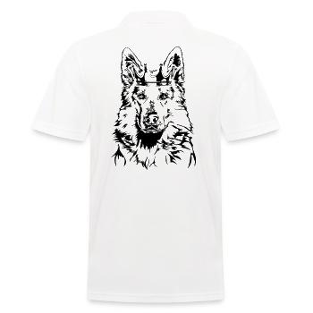 BERGER SUISSE BLANC Krone Wilsigns Chiens - Polo Homme - blanc - Dos - Kai (181cm)