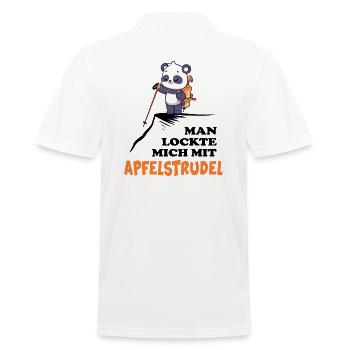 bergwandern via ferrata servus alpin apfelstrudel - Männer Poloshirt - Weiß - Hinten - Kai (181cm)