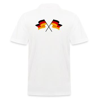 Drapeau allemand drapeau allemand - Polo Homme - blanc - Dos - Kai (181cm)
