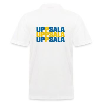 Uppsala Suède Drapeau - Polo Homme - blanc - Dos - Kai (181cm)