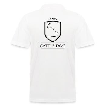BOVINS manteau de chien - Polo Homme - blanc - Dos - Kai (181cm)