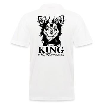 CHIHUAHUA King Dog Saying Dogs Wilsigns - Polo Homme - blanc - Dos - Kai (181cm)