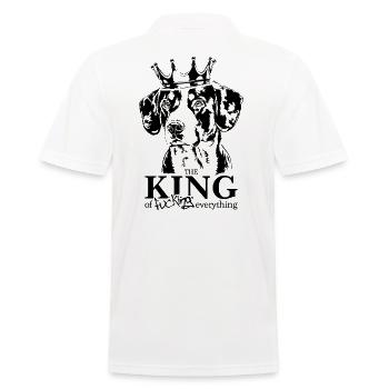 Entlebucher Mountain Dog King of everything Dogs - Polo Homme - blanc - Dos - Kai (181cm)