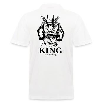 Chien de montagne bavarois roi de tout - Polo Homme - blanc - Dos - Kai (181cm)