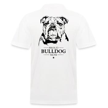 Bouledogue Maman Anglais Bouledogue Chiens Wilsigns - Polo Homme - blanc - Dos - Kai (181cm)