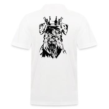 SCHNAUZER Krone Chiens Wilsigns - Polo Homme - blanc - Dos - Kai (181cm)