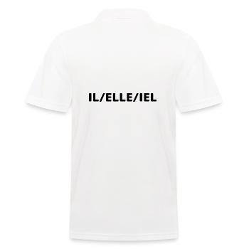 il/elle/iel - Polo Homme - blanc - Dos - Kai (181cm)